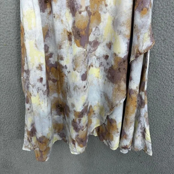 Anthropologie Silence + noise dress womens XS pink tie dye swing  tie artsy boho - Picture 3 of 8